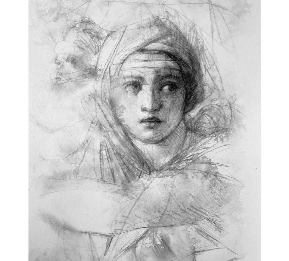 Sibilla Delphica, Michelangelo