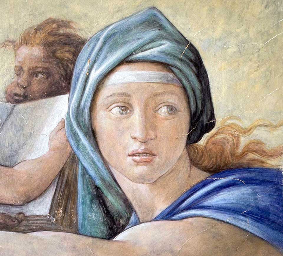 Sibilla Delphica Michelangelo, Cappella Sistina