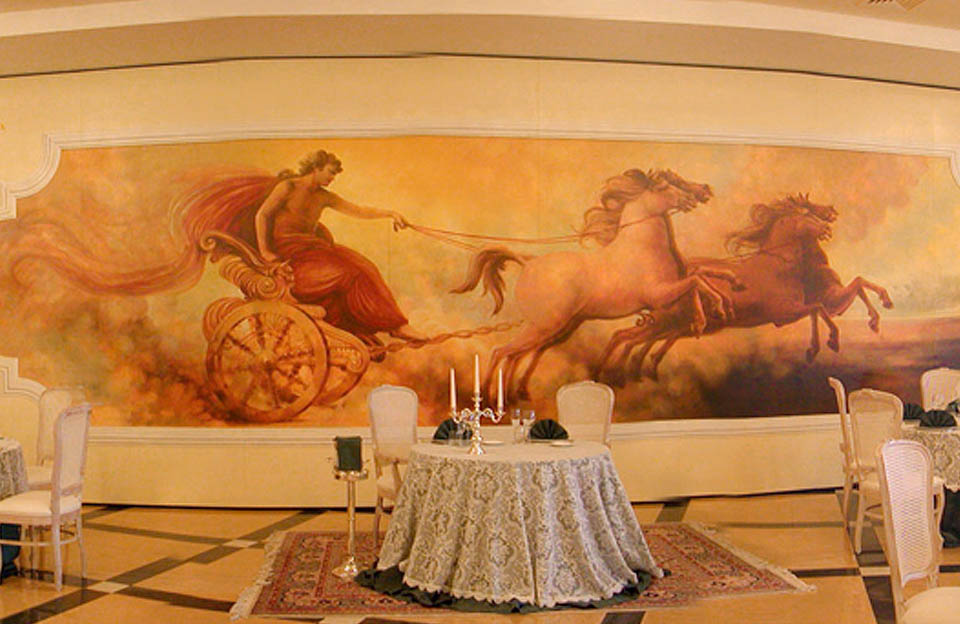 Carro di Apollo, Sala ricevimenti
