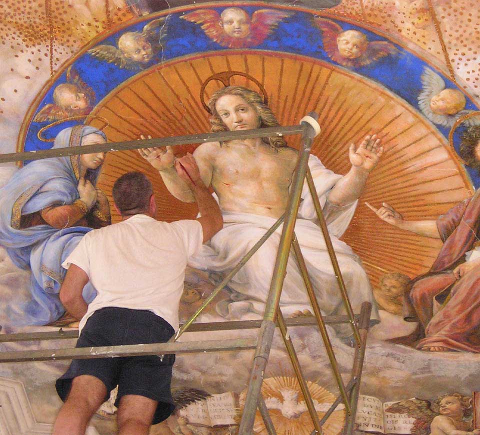 Chiesa delle anime, Disputa del Sacramento, Raffaello