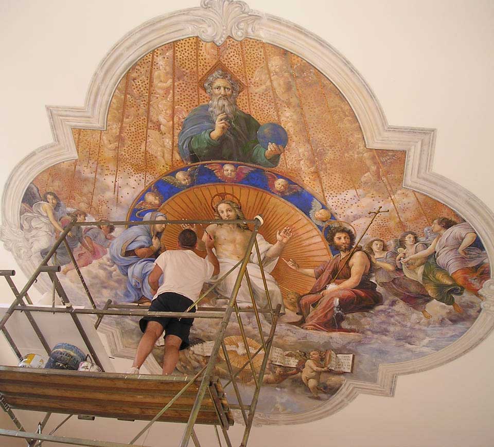 Chiesa delle anime, Disputa del Sacramento, Raffaello