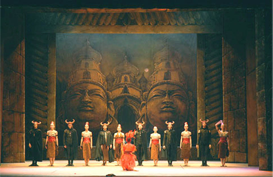 Theatrical backdrop (The Firebird), Stravinsky